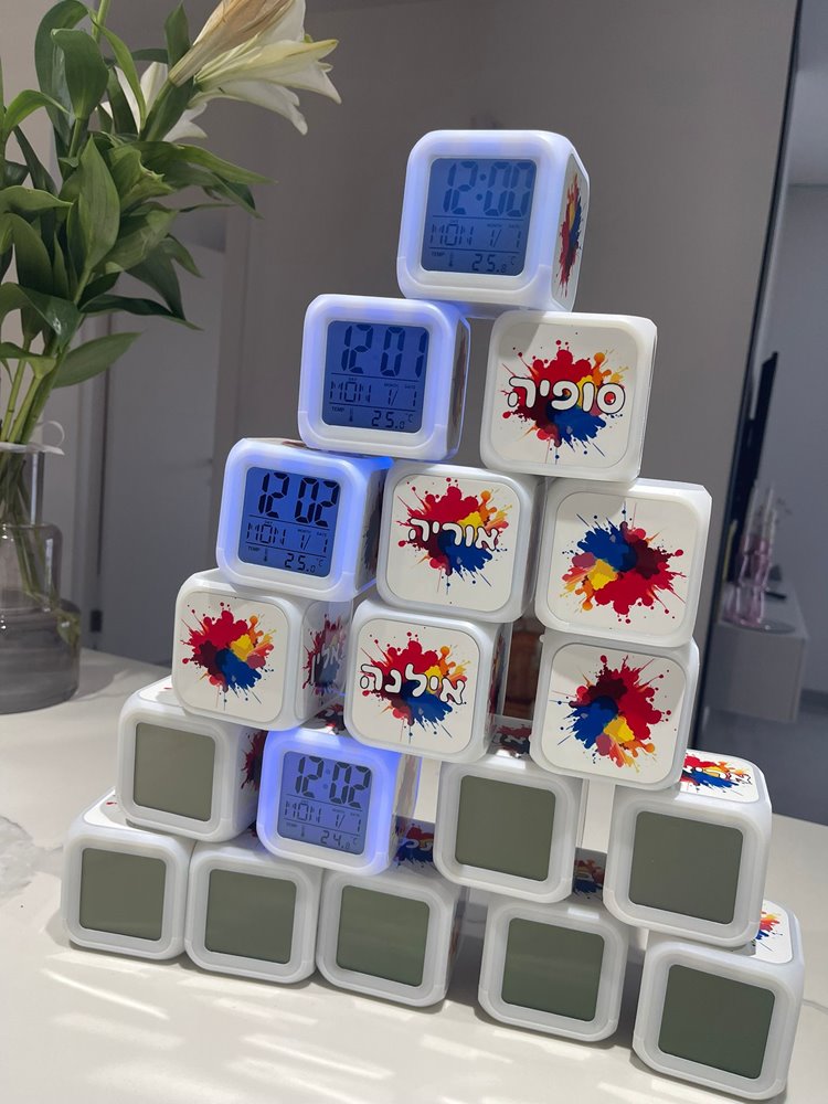 שעון אורות דיגיטאלי 